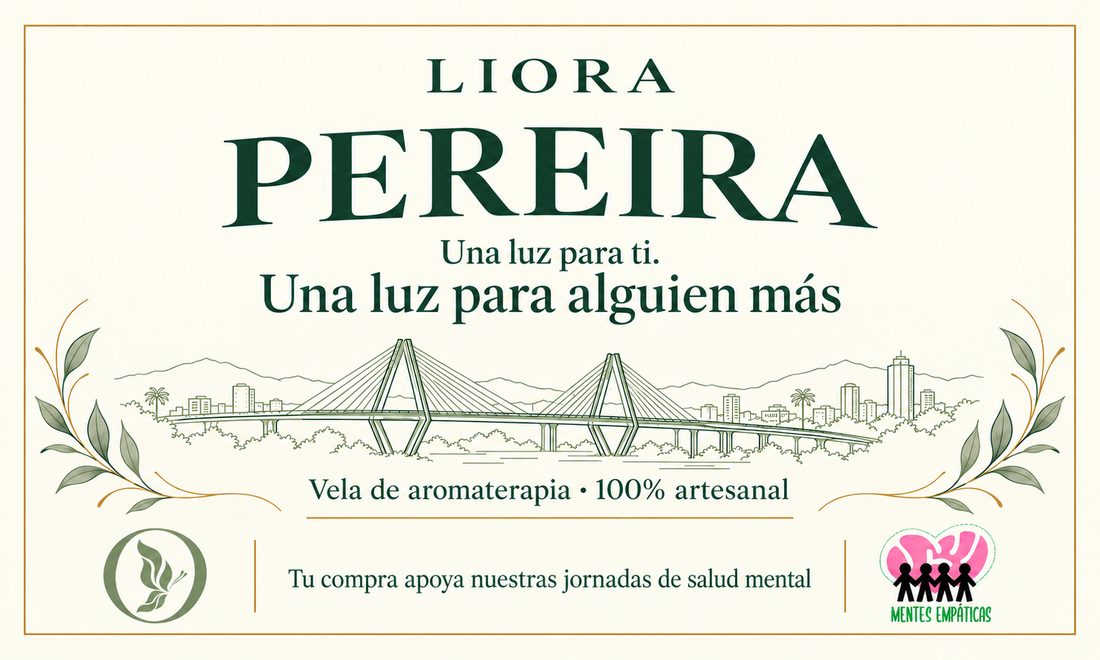 Etiqueta Liora Pereira: tu compra apoya nuestras jornadas de salud mental