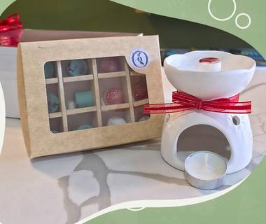 Pebetero con Waxmelts